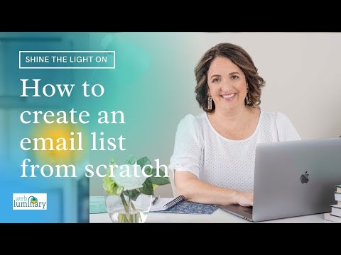 How to create an email list from scratch