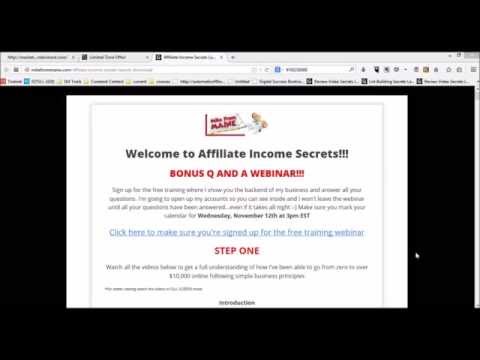 Affiliate Income Secrets Review