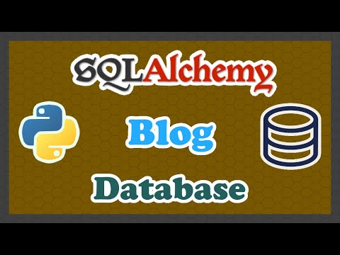 SQLAlchemy By Example - Blog Database