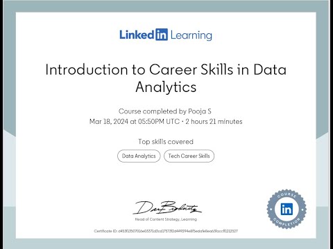 Career Essentials in Data Analysis by Microsoft and LinkedIn | Part Intro | TakeExam