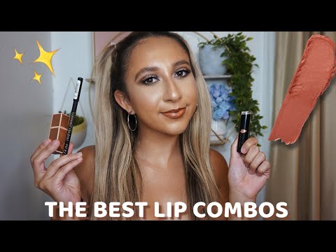 MY FAVORITE NUDE LIP COMBOS | DRUGSTORE & HIGHEND
