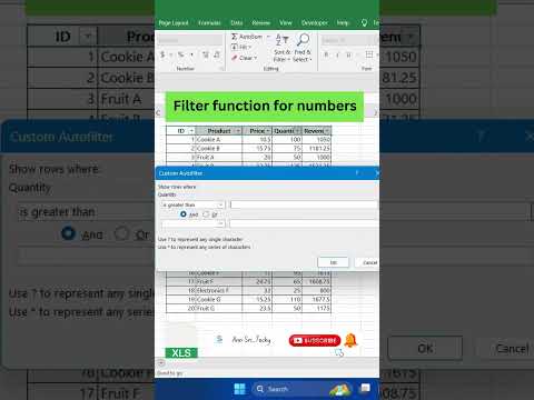 Filters  in Excel | Excel Tips | Excel for beginners #exceltips #exceltutorial
