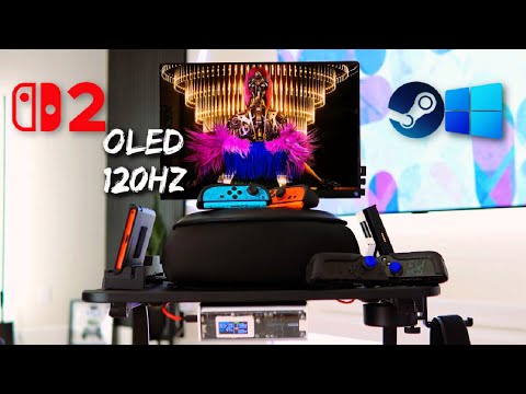 Ultimate OLED Portable Rig for Switch 2/PC with the Best OLED Portable Gaming Monitor from UPERFECT 