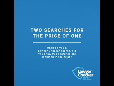 Hidden benefits of doing a Lawyer Checker search