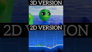 Geometry Dash: 3D version VS 2D version!