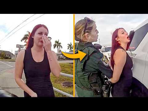 The Moment a DUI Suspect Realizes Her Manipulation Tactics Failed