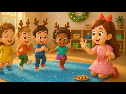 Christmas Jingle Action Song | Sing-Along & Movement for Preschool & Kindergarten