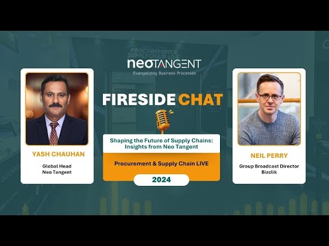 Shaping The Future of Supply Chains | Yash Chauhan at Procurement & Supply Chain LIVE 2024