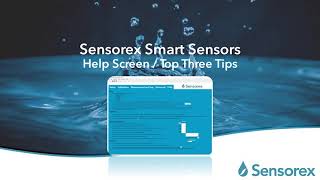 Smart Sensor Software - Part 6 Help Screen and Top Tips
