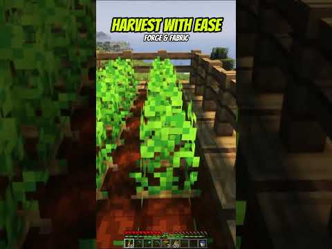 Harvest with Ease - Must Try Minecraft Mods - Part 25 #minecraftmods