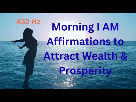 8-Minute Morning I AM Affirmations to Attract Wealth, Prosperity & Peace | 432 Hz