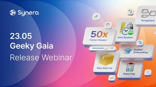 Synera 23.05 Geeky Gaia Release webinar