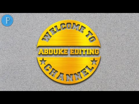 How to Make Professional Logo for YouTube Channel | PixelLab Logo Design | Abduke Design