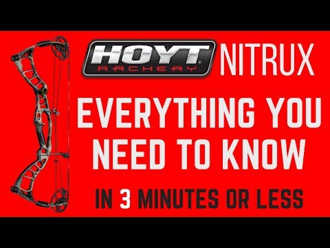 Hoyt Nitrux - Everything You Need to Know in 3 Minutes or Less | Strong Shot Archery Review
