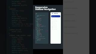 Responsive Side Navigation #htmltutorial #htmlfullcourse #javascript #coding #programming #python js