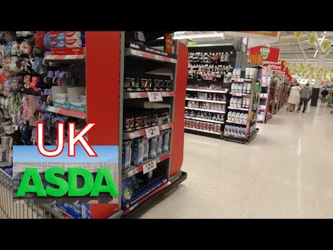 British Supermarket ASDA Shopping Experience UK