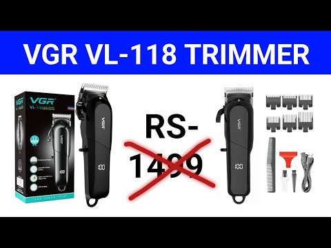 VGR VL 118 Trimmer Unboxing & Review 2026 😱 | Cheap Price