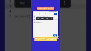 Python tutorial for beginners. Python101,Class007.   Simple python program.