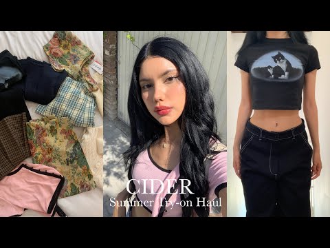 Try-on Haul de verano 🍎 Cider /  Old money, coquette, aesthetic