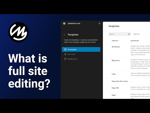 What is full site editing in WordPress