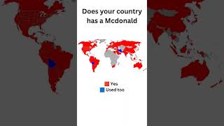 Does your Country have a Mcdonalds #shorts #mcdonalds #country's | Speed Statics