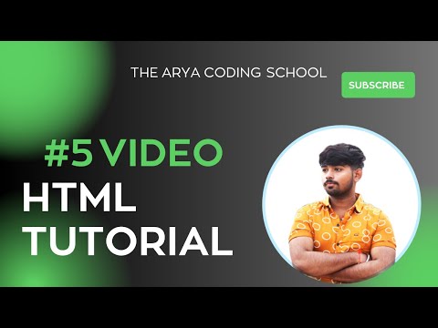 HTML Tutorial 5 video || Arya Coding School || @aryacodingschool