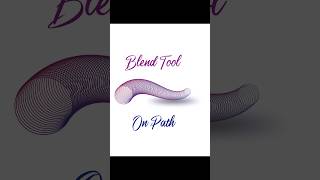 Blend tool on path #illustration #rf  #tutorial