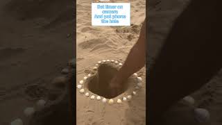 Heart in sand photo tutorial