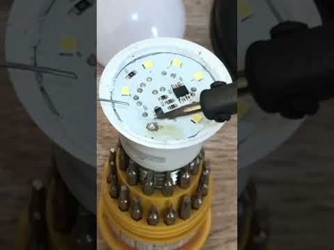 Temporary fix death led bulb #shorts