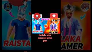 RAISTAR VS LAKAGMR😈 who is best creator challenge #freefire #shorts #viral #raistar