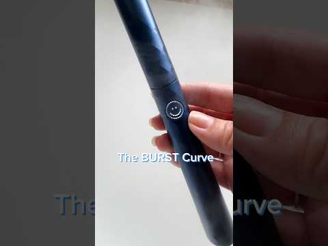 The Curve has the same soft bristles and sonic power but this smaller brush was made to travel.