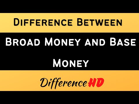 Difference Between Broad Money And Base Money - Difference Between Broad Money And Base Money