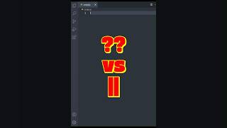 🎯 Nullish Coalescing (??) vs Logical OR (||) #coding #javascript