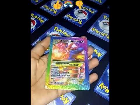 🌈Mega gyarados/Rainbow pokemon/Ultra Rare rarity||#pokemon #ultrarare #megagyarados