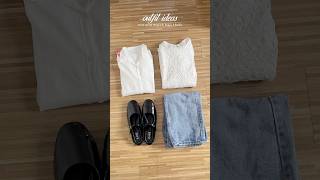 OUTFIT IDEAS : Dress over jeans 𐙚🪞#outfit #outfitinspo