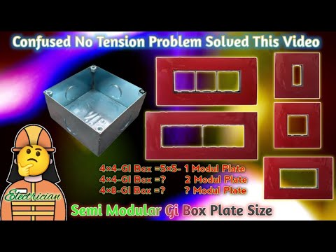 Switch Board [Semi Modular GI Box Plate Size]