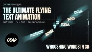 Create Mind-Blowing Text Effects with GSAP & SplitType | GSAP and Split Words tutorial