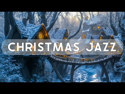 4K Smooth Holiday Jazz 2025 🎷 Peaceful Sounds for Chilly Winter Nights