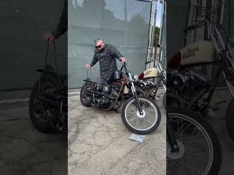 1974 Shovelhead chopper idle and revving
