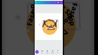 Tutorial Membuat Logo Di Canva #shorts #canva #logo #logoolshop