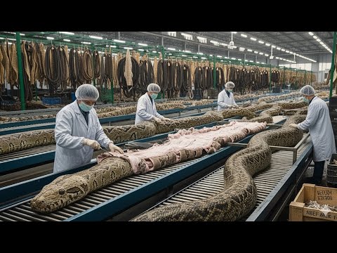 Inside the Snake Leather Factory - Grom Smake Eggs to Luxury Bags