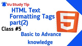 HTML Text Formatting Tags Part #2|HTML Text Formatting Mastery|Practical: Align, Superscript & More!