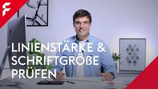 Linienstärke & Schrifthöhe messen mit InDesign | Tutorial / Anleitung