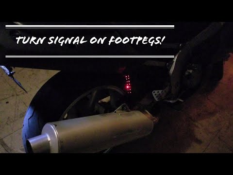 "Tail Tidy" Integrated turn signal for Motorcycle & Prepping for DIP