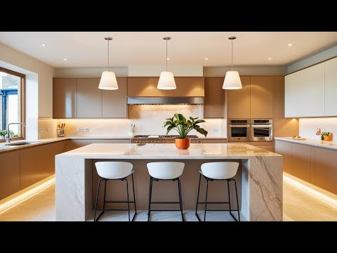Modern Kitchen Interior Design Ideas With Bar Stools