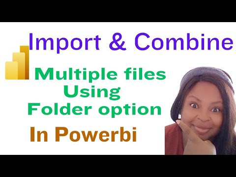 How to import multiple files at once in powerbi | How to combine files to make 1 dataset in powerbi