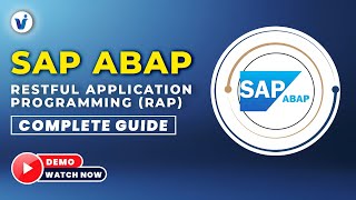 SAP ABAP RESTful Application Programming (RAP) Online Training Demo By Visualpath