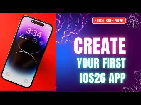 Create your first iOS 26 APP - Part I