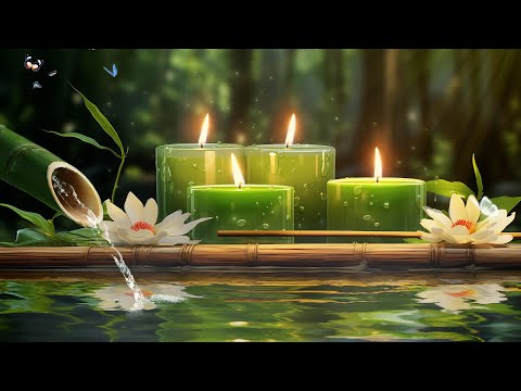 Peaceful Bamboo Forest & Water Sounds - Soothing Music for Deep Sleep, Relaxation & Meditation