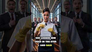 Black Janitor Fires CEO After 15 Years#heartwarmingstories  #reallifestory